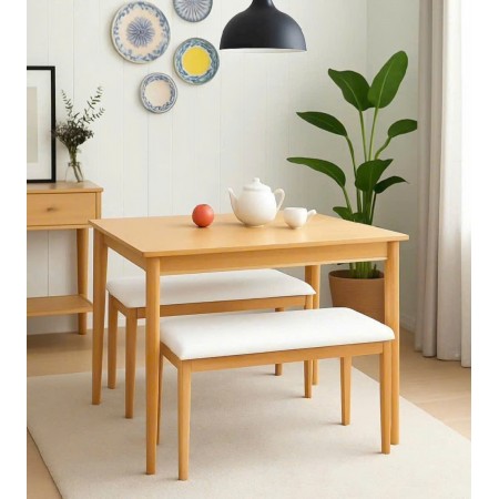 Japan DR : Bộ Bàn Ăn Xuất Nhật  + 2 Bench 